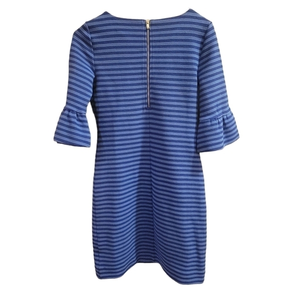 Lilly Pulitzer Alden Dress in Blue Grotto Ottoman Stripe Size  XXS - Picture 5 of 9